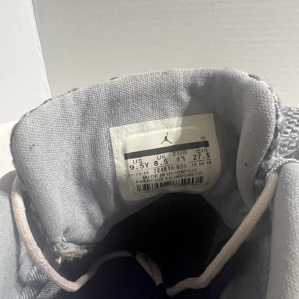Nike Air Jordan Future Low GG Wolf Grey Athletic Shoes 9.5